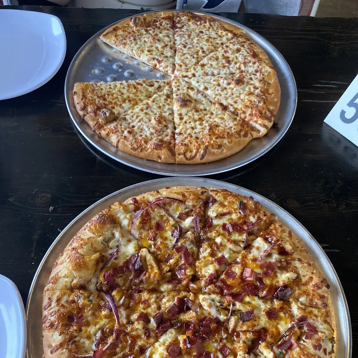 Franks Buffalo Chicken Pizza