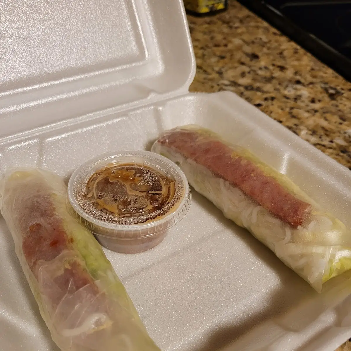 Grilled Chicken Summer Rolls