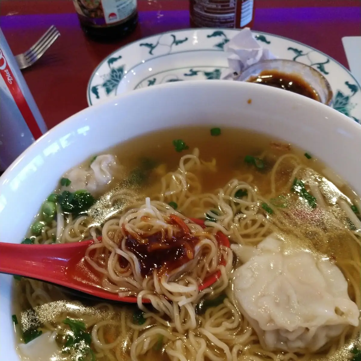 Wonton Egg Noodle Soup