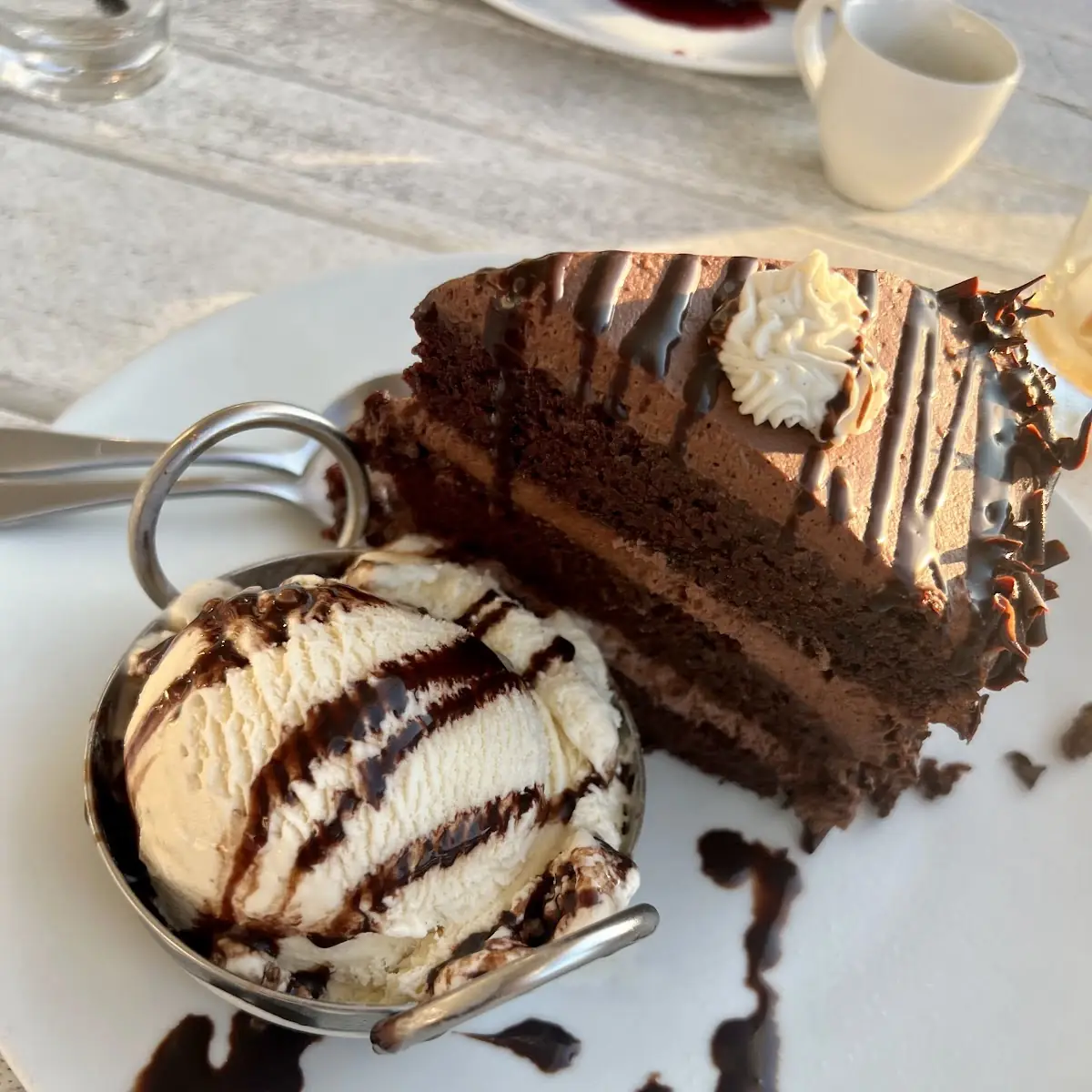 Lighthouse Mile-High Chocolate Cake