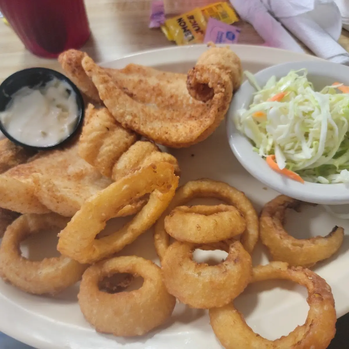 2 Piece Fish Dinner with Cole Slaw
