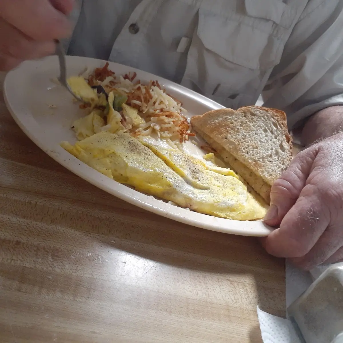 Western Omelet Hash Browns