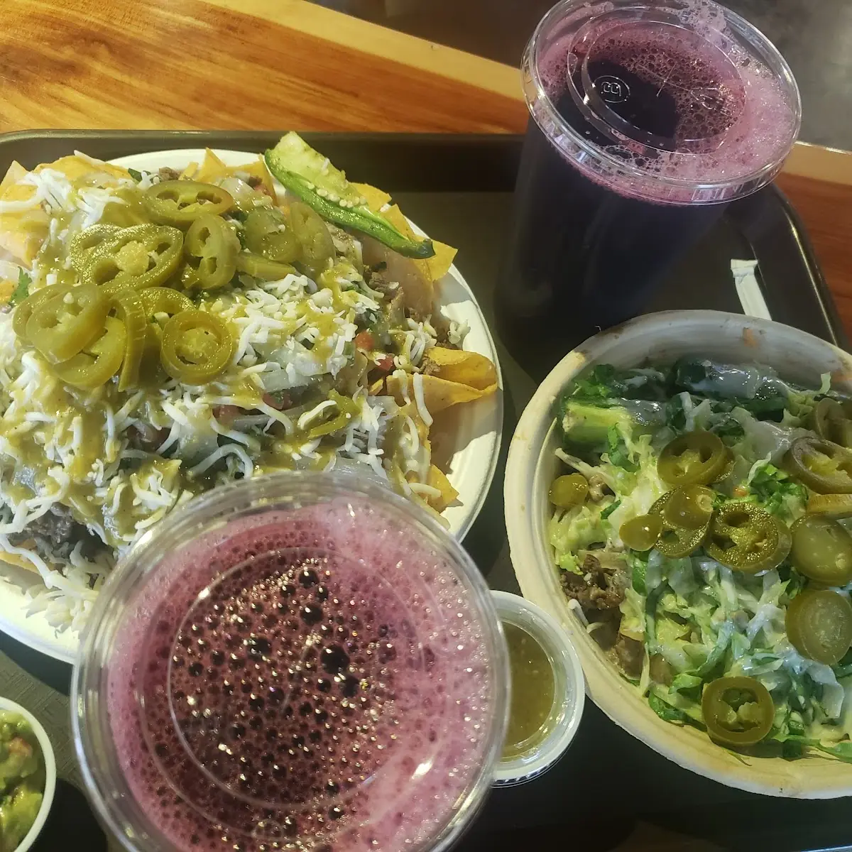 Steak Nacho and Steak Rice Bowl