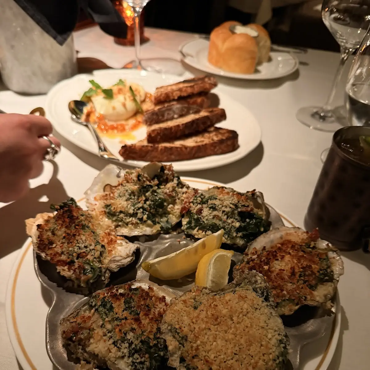 Oysters Rockefeller