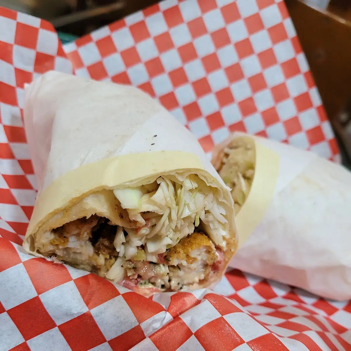 Fried Catfish Cajun Tacos