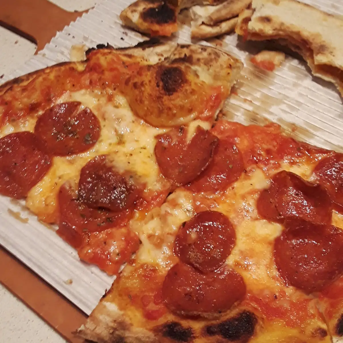 Wood Fired Pepperoni Pizza