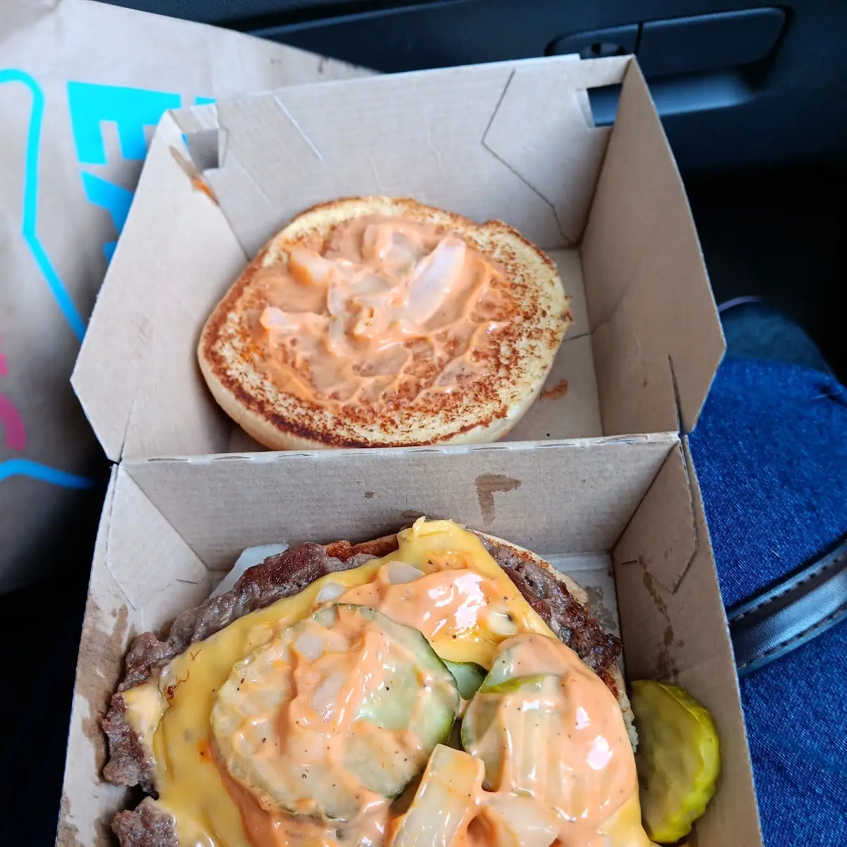 Double Smasher Cheeseburger
