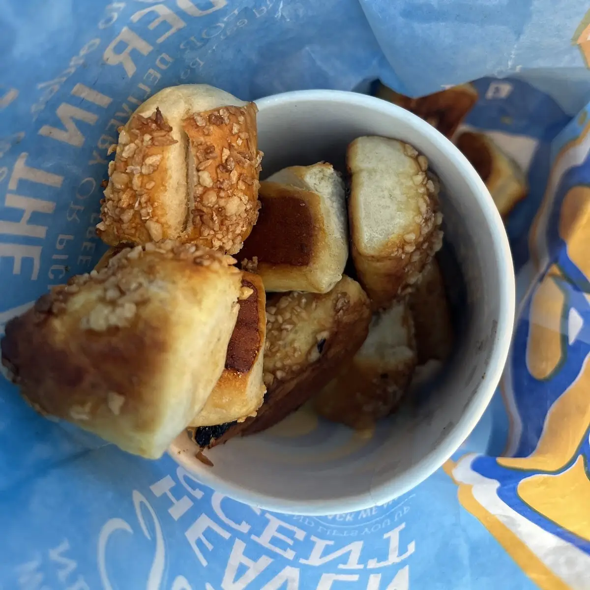 Almond Pretzel Bites