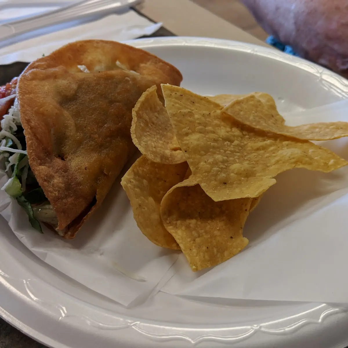 Hard Shell Beef Taco with Chips