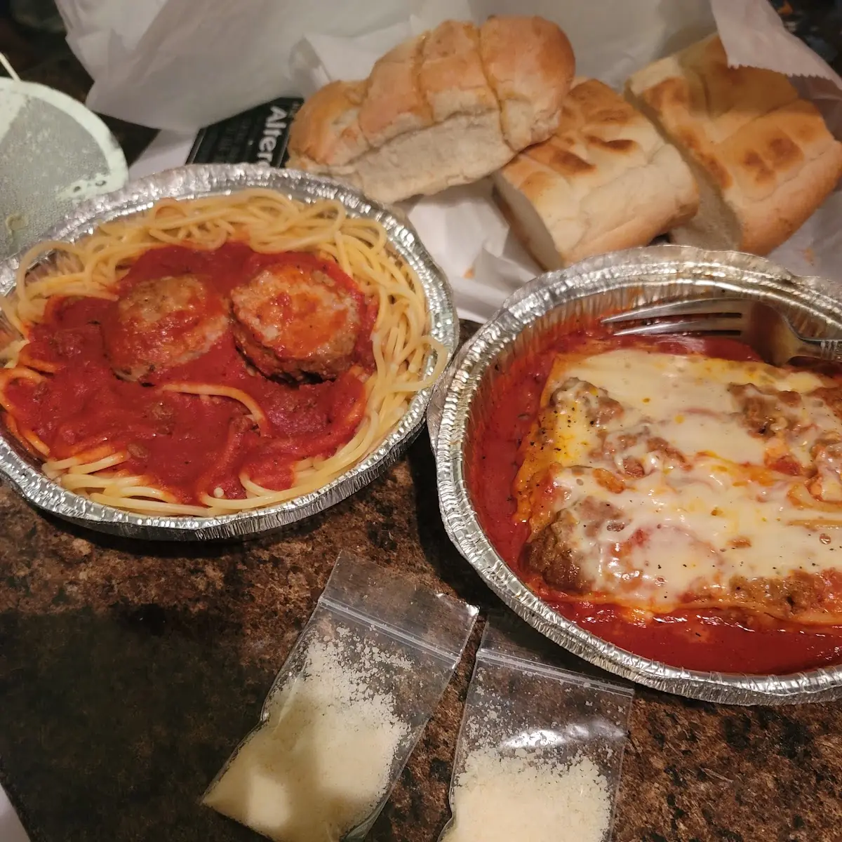 Spaghetti with Meatballs Lasagna
