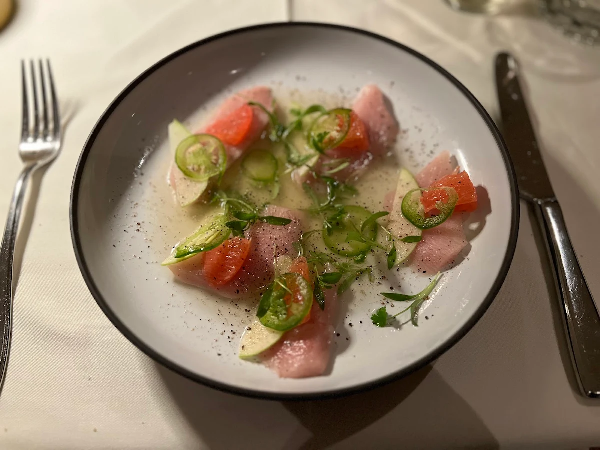 Yellow Tail King Fish Crudo