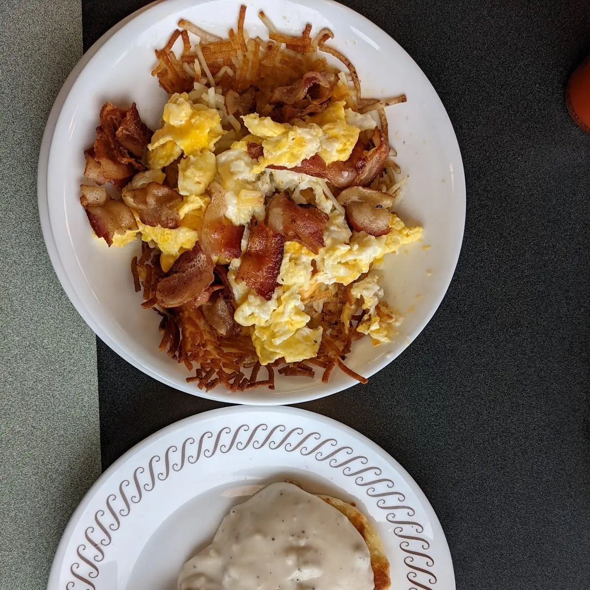 Bacon Egg and Cheese Hash Brown Bowl