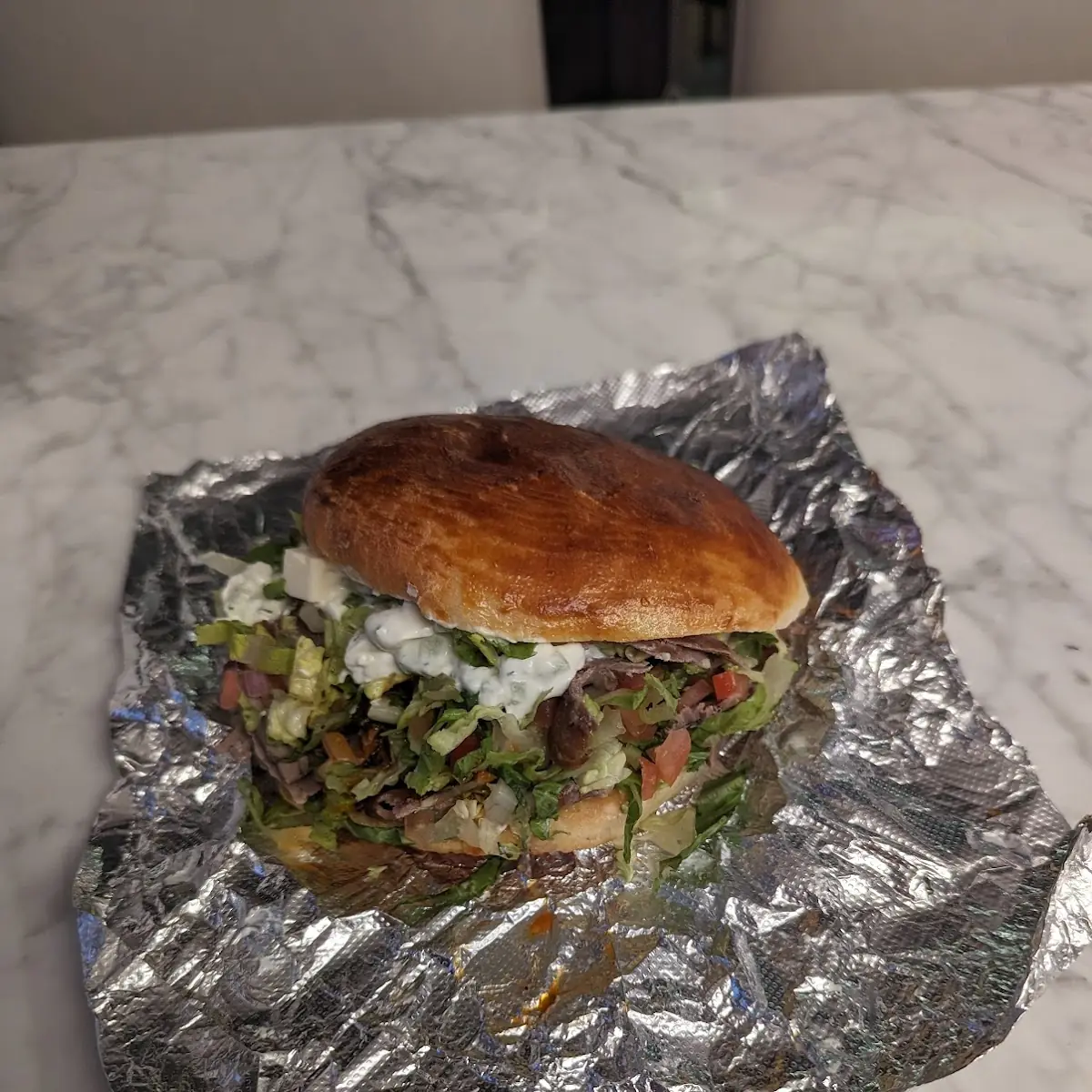 Gemuse Lamb Gyro