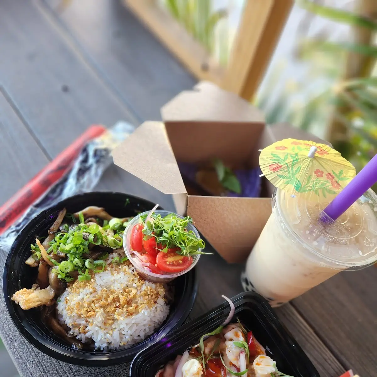 Brown Sugar Spiced Milk Tea with Boba