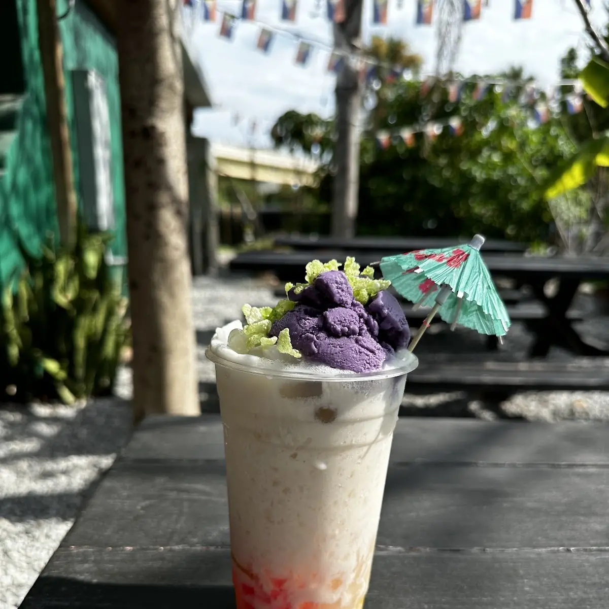 Halo Halo Contains Dairy