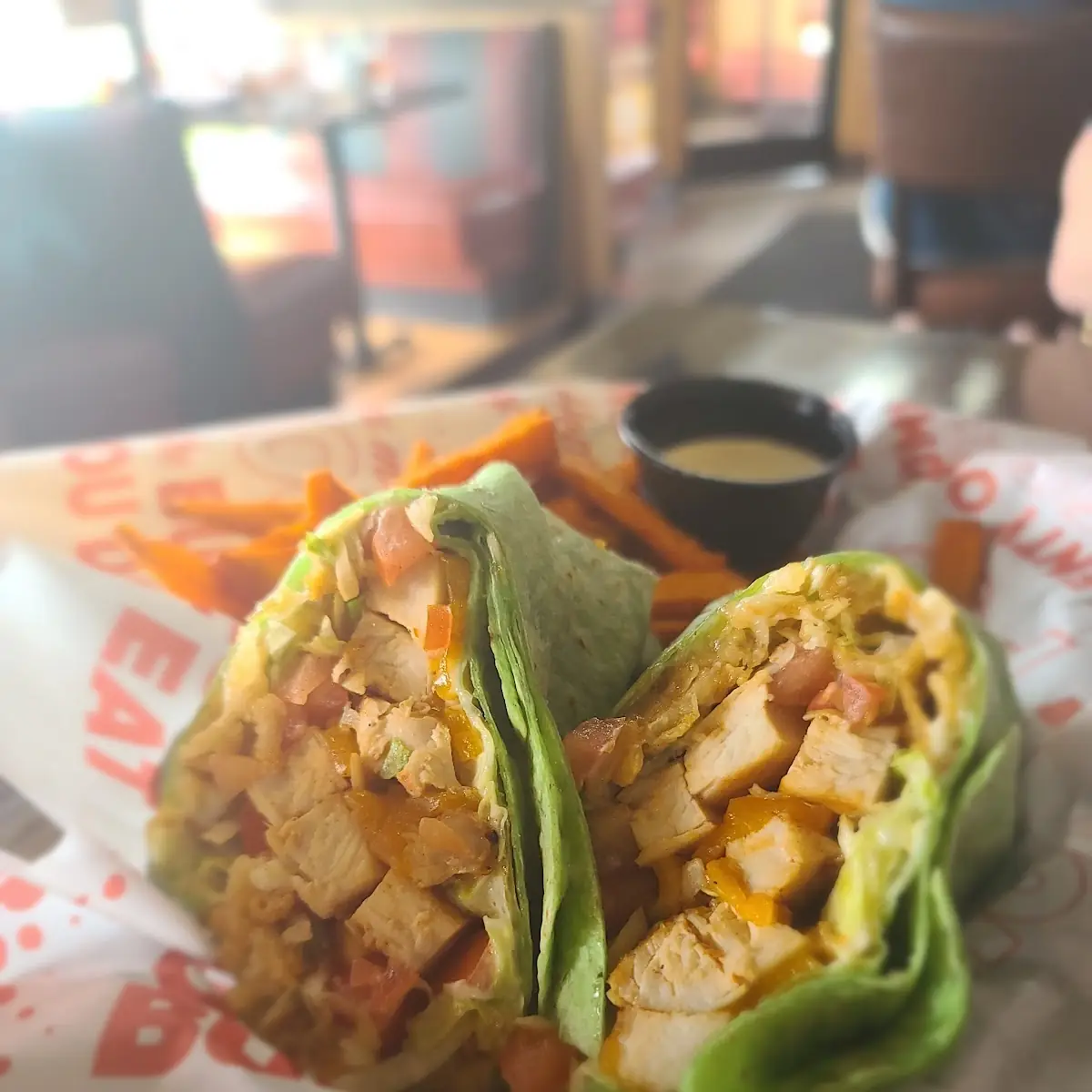 Whiskey River BBQ Chicken Wrap