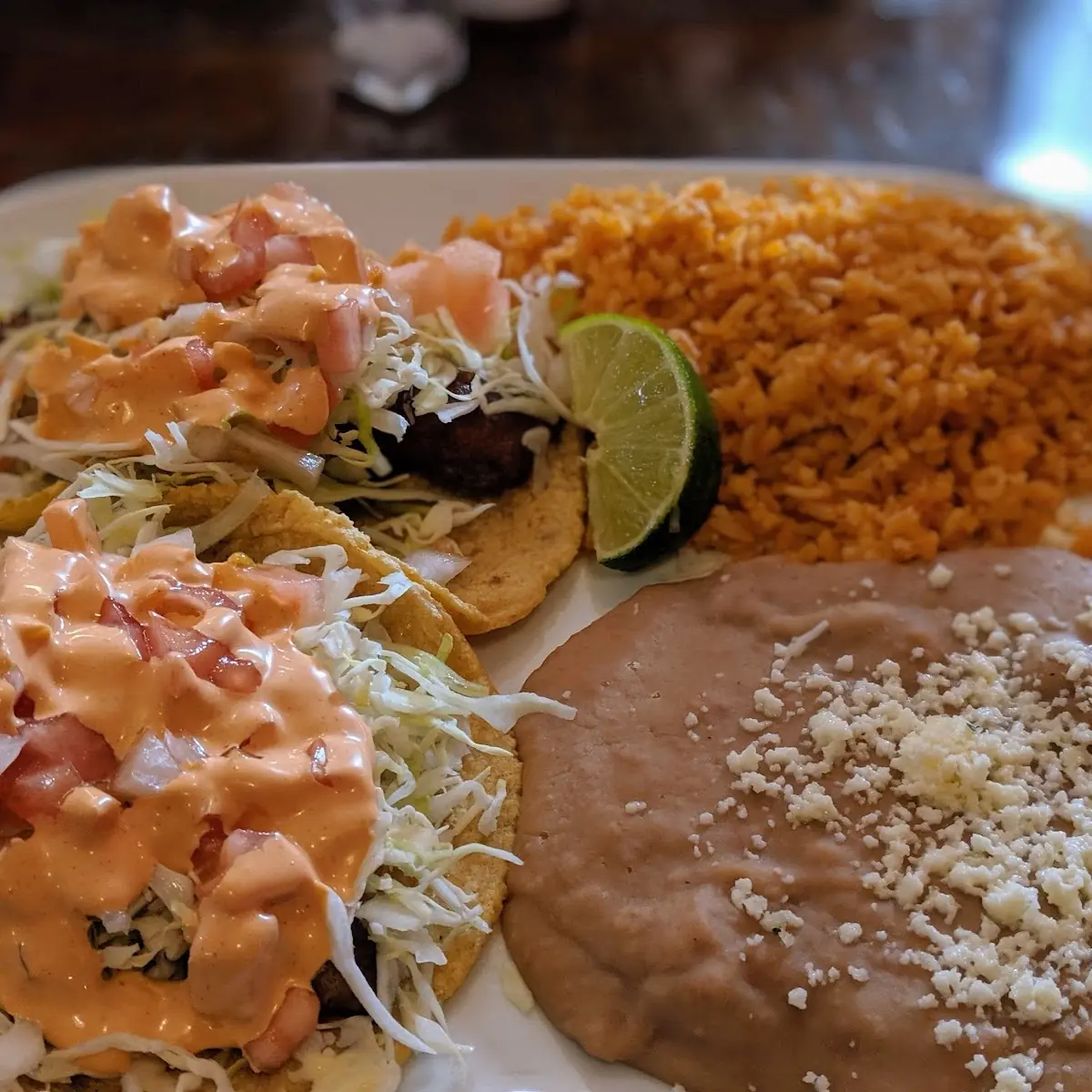 Fish Tacos Plate