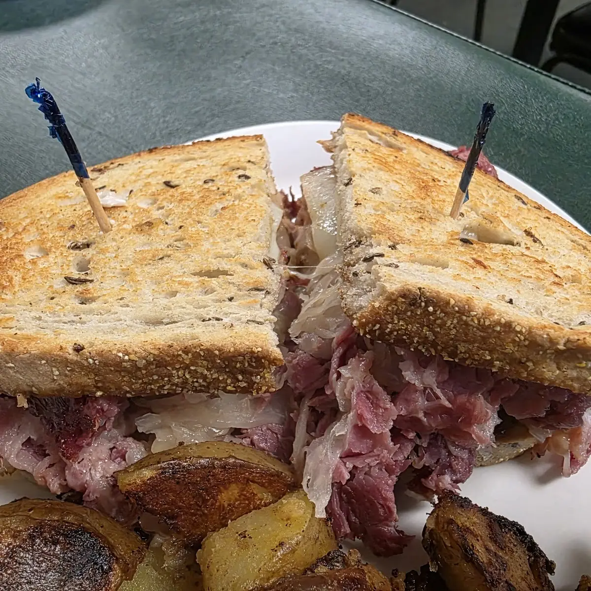 Hot Corned Beet Reuben