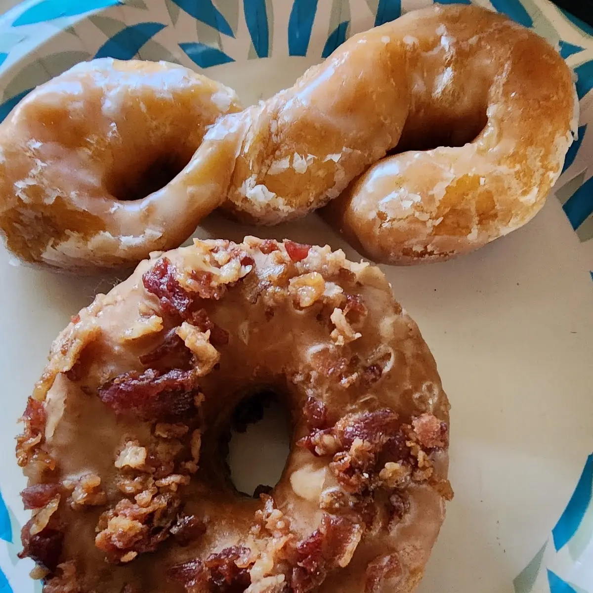 Bacon Maple Glazed Donut
