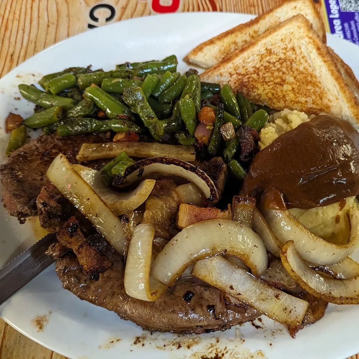 Grilled Liver & Onions