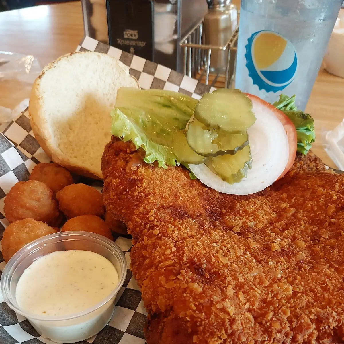 Breaded Pork Tenderloin Sandwich