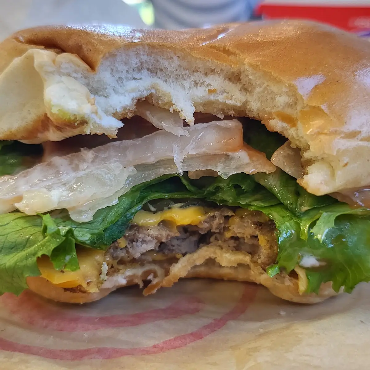 Jumbo Jack Cheeseburger