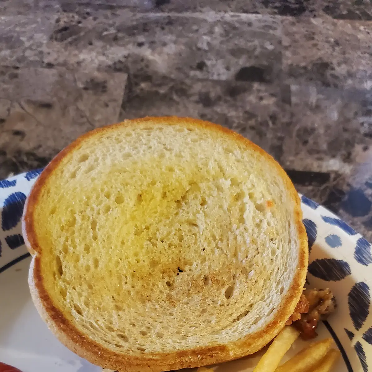 The not so Grilled Sour Dough Burger