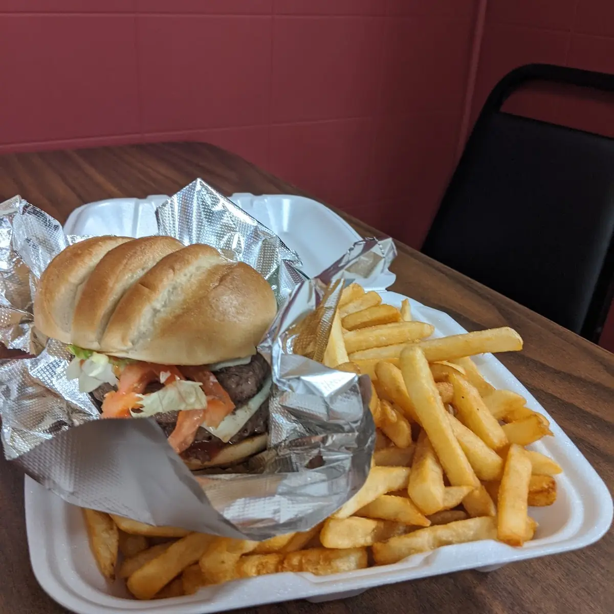 Double Cheeseburger with Fries