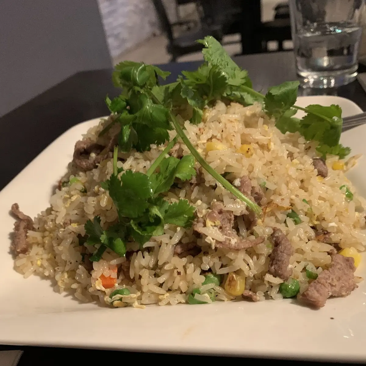 60. Beef Fried Rice. ( CÓM CHIÊN BÒ) .