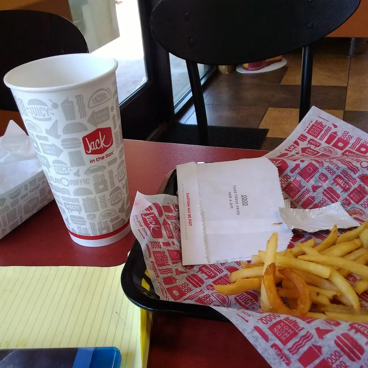 What Is Left from Jumbo Jack Combo Meal