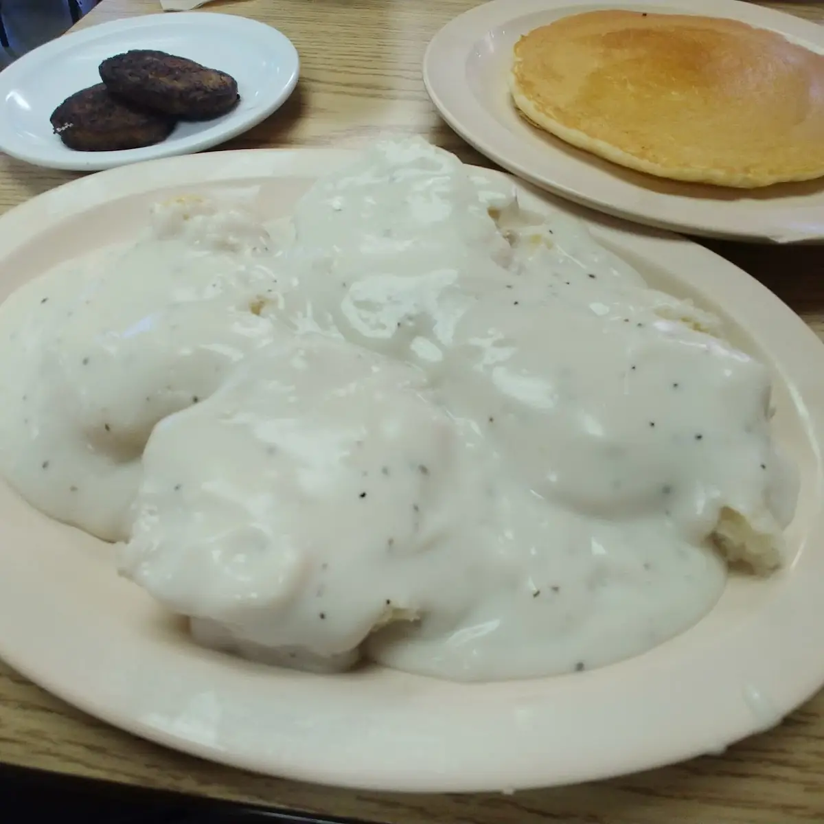 Biscuits & Gravy with Sausage or Bacon