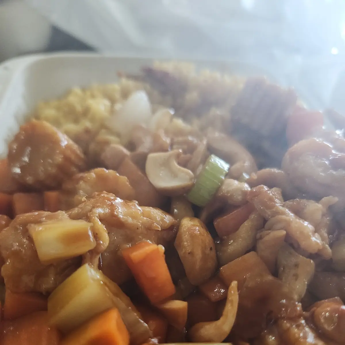 Triple Delight in Garlic Sauce