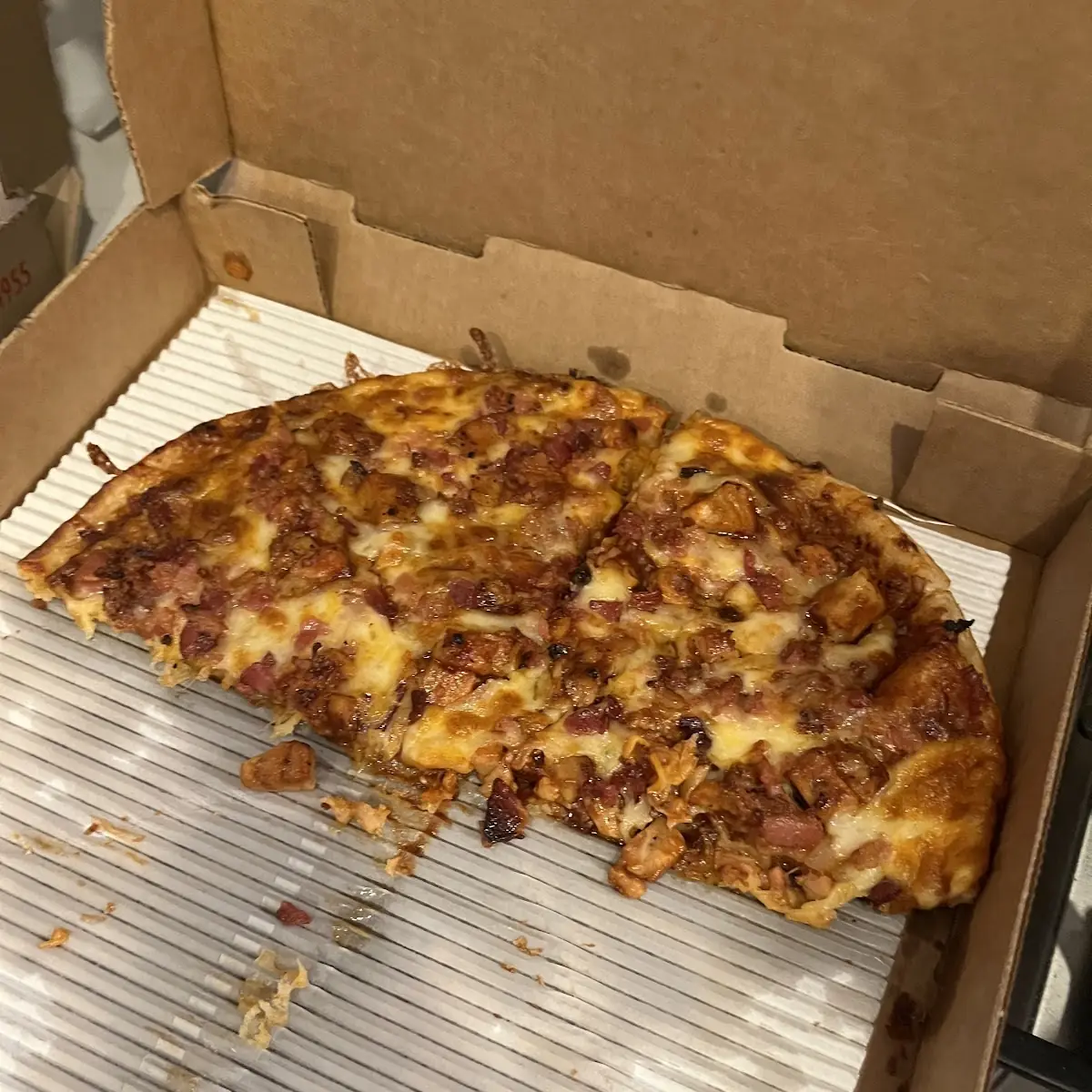 BBQ Chicken Pizza with Bacon Add