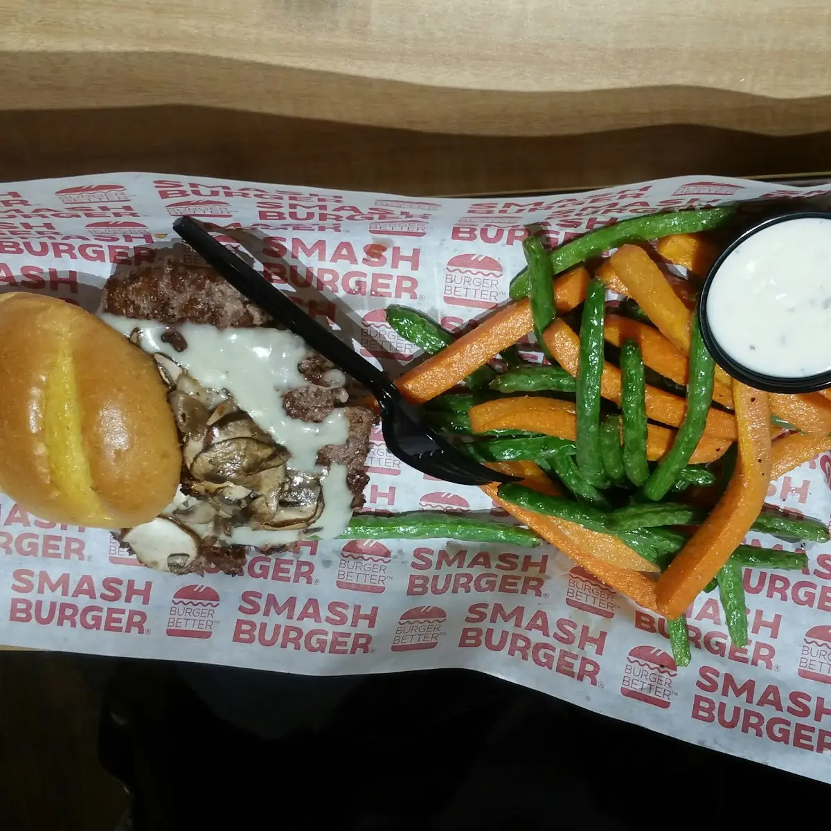 Truffle Mushroom Burger