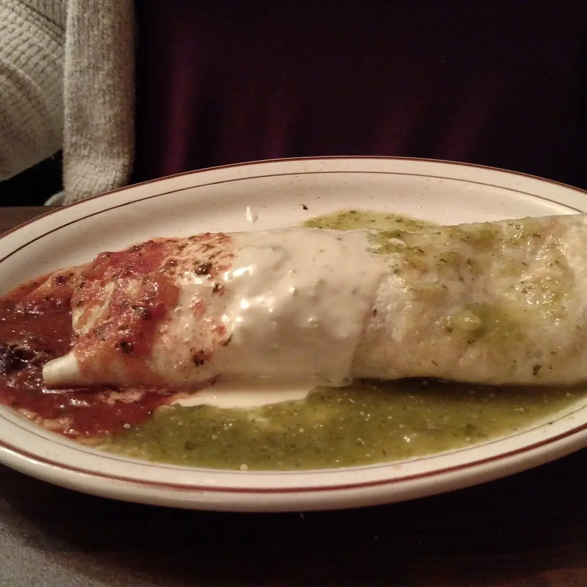 130. Vegetarian Burrito Grande