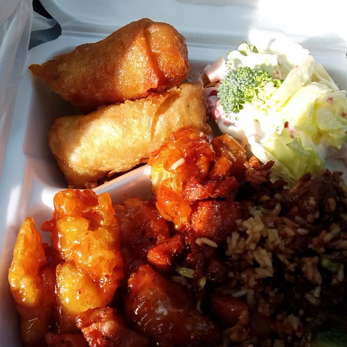 Honey Chicken Salad Egg Roll