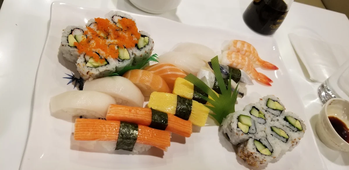 California Roll and Sashimi Set