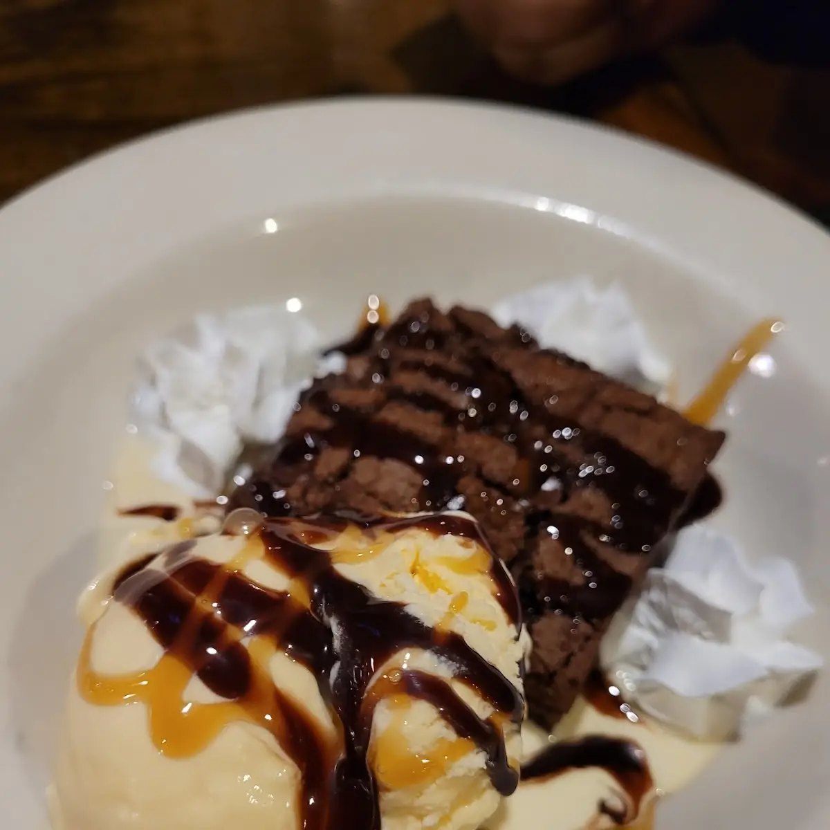 Chocolate Brownie Sundae