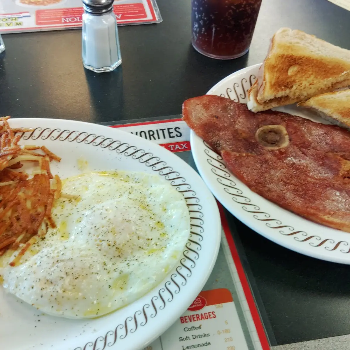 Country Ham Hash Brown and 2 Eggs over Eazy