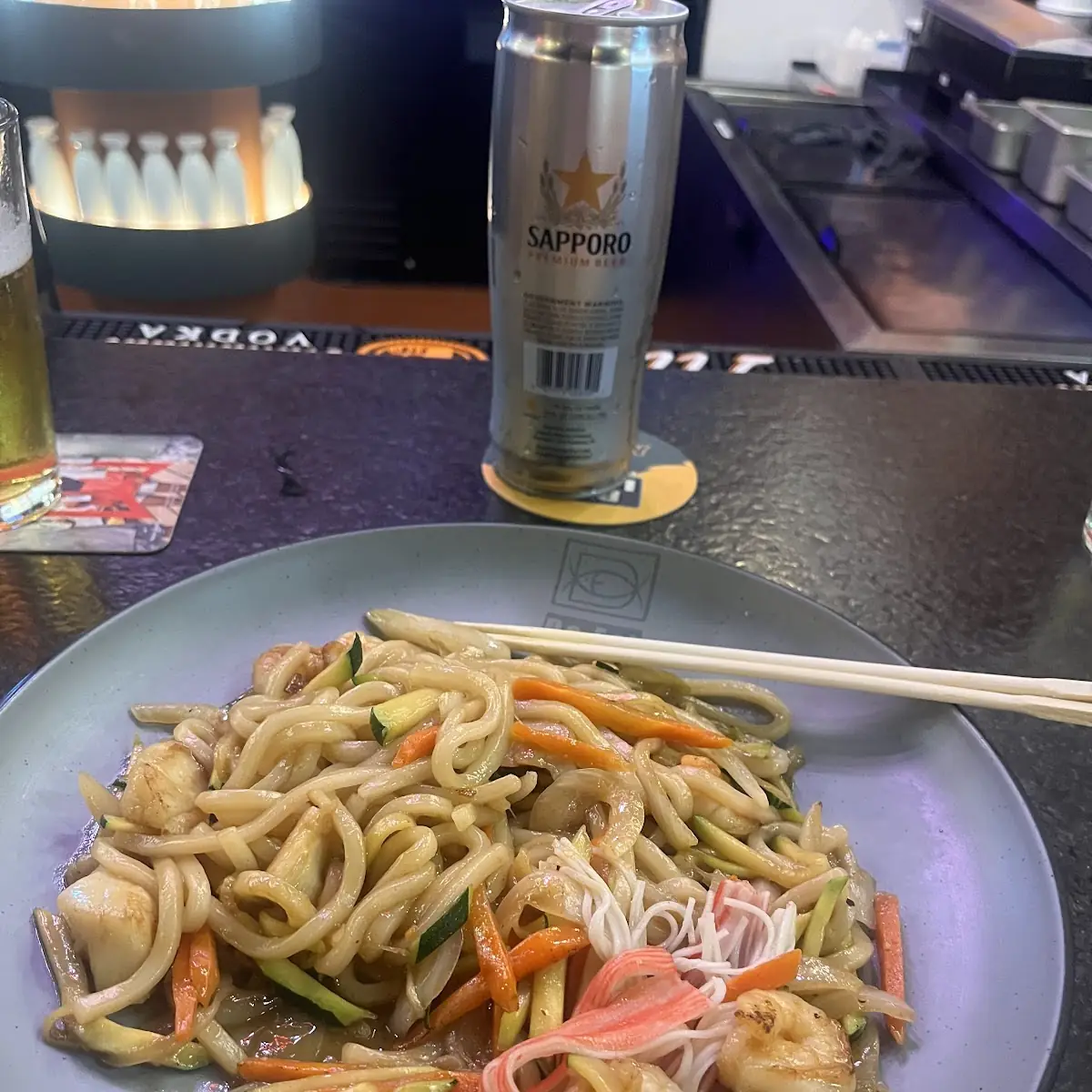 Seafood Udon Noodles