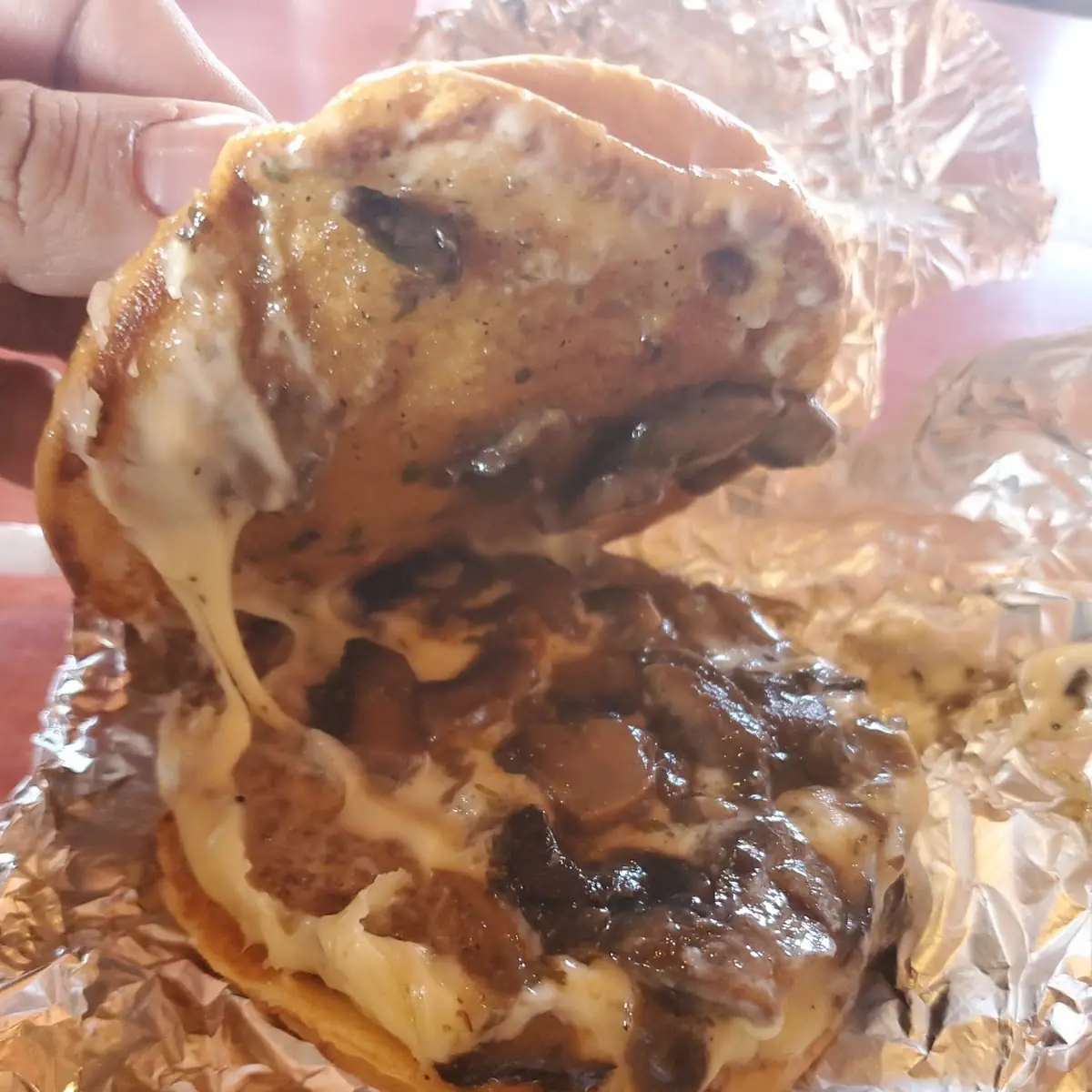 Mushroom Swiss Burger