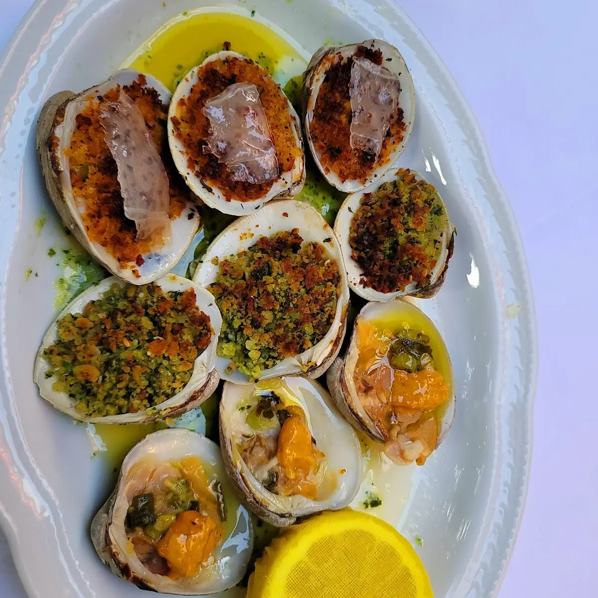 Assorted Baked Clams