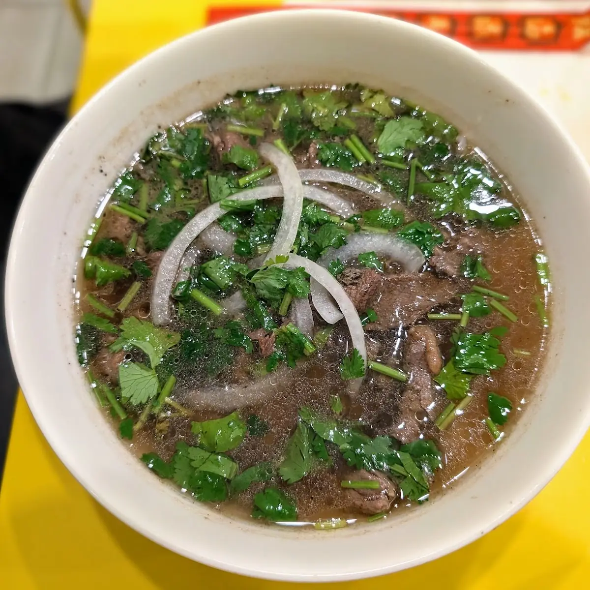 Beef Pho with Fresh Herbs