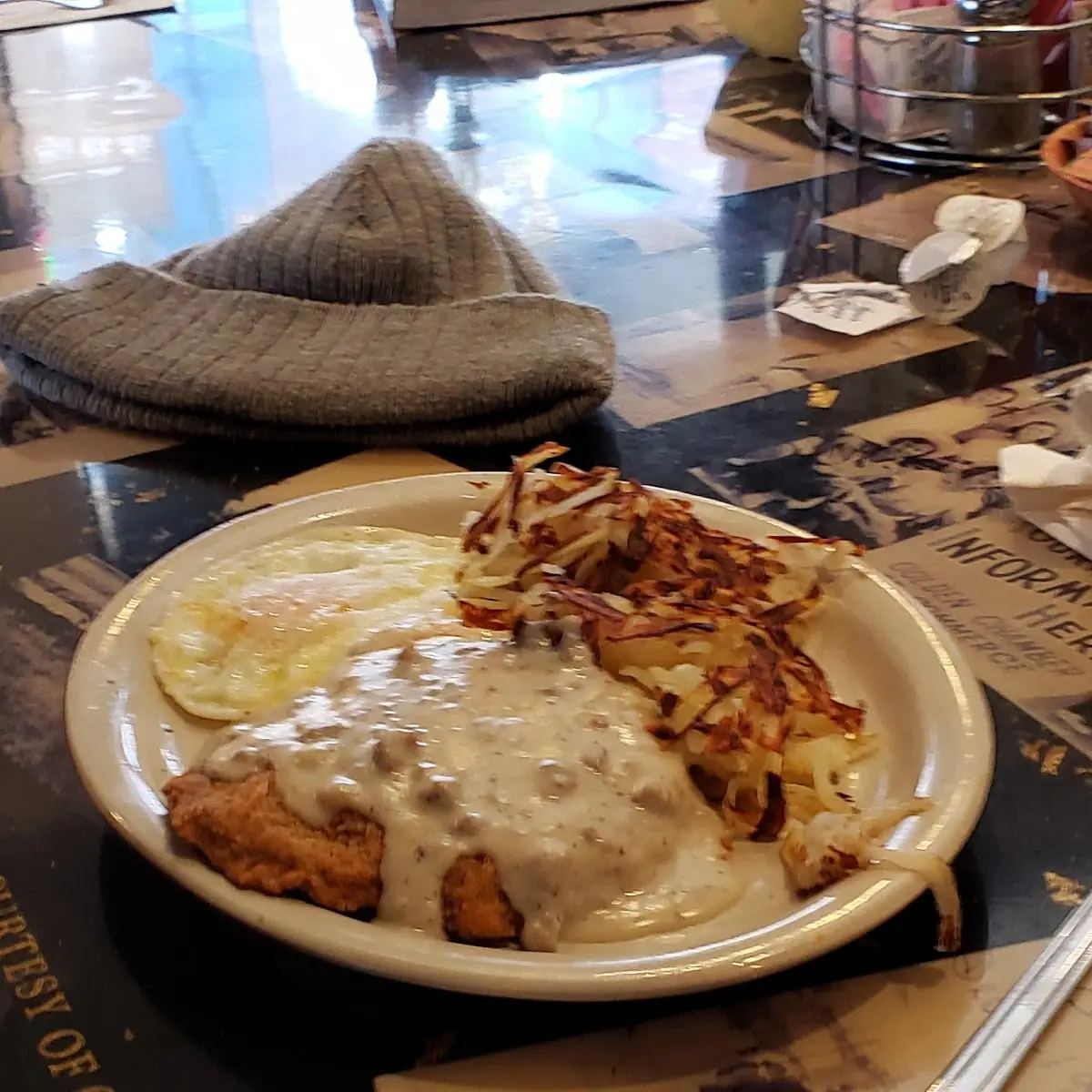 Chicken Fried Steak & Eggs