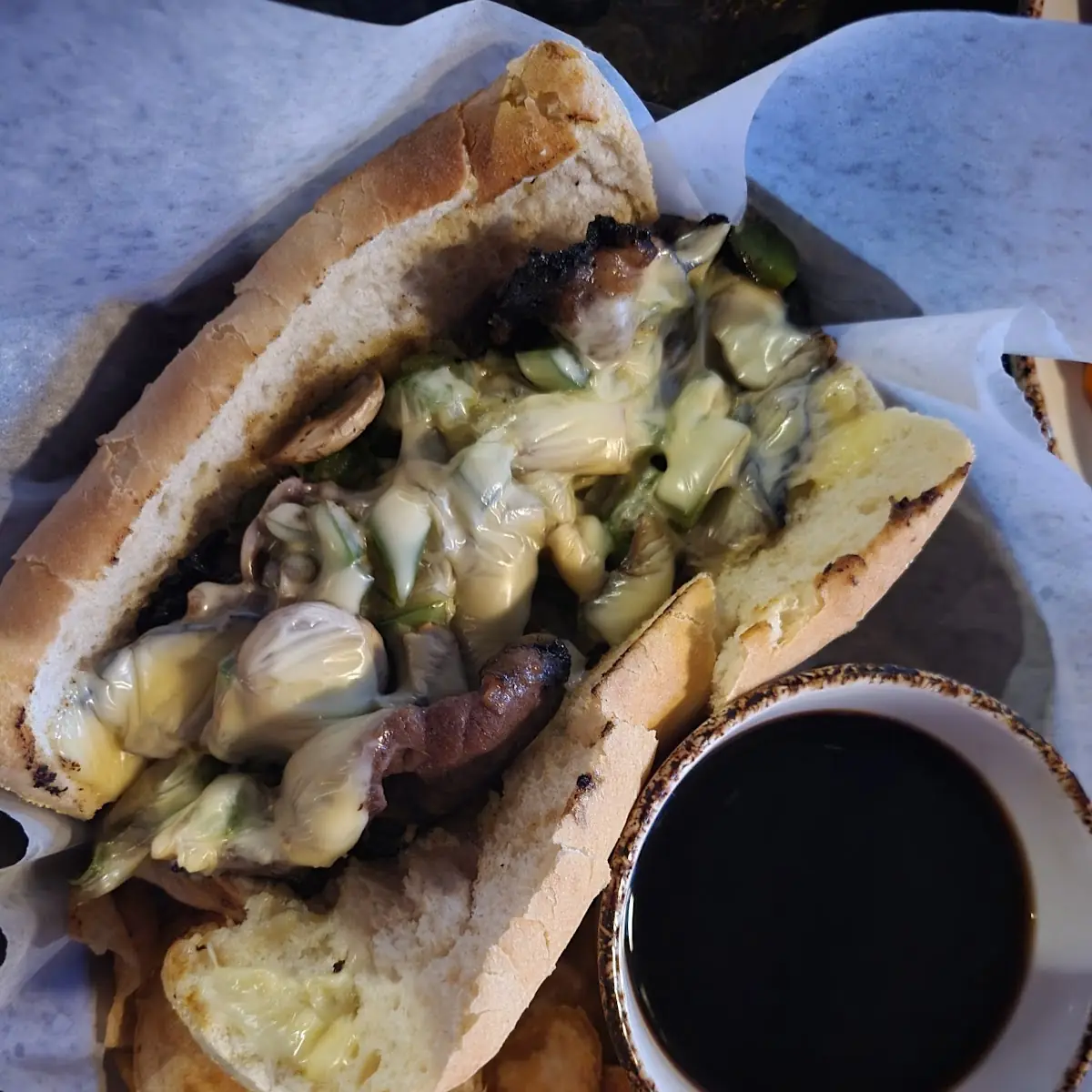Philly Cheese Steak Sandwich