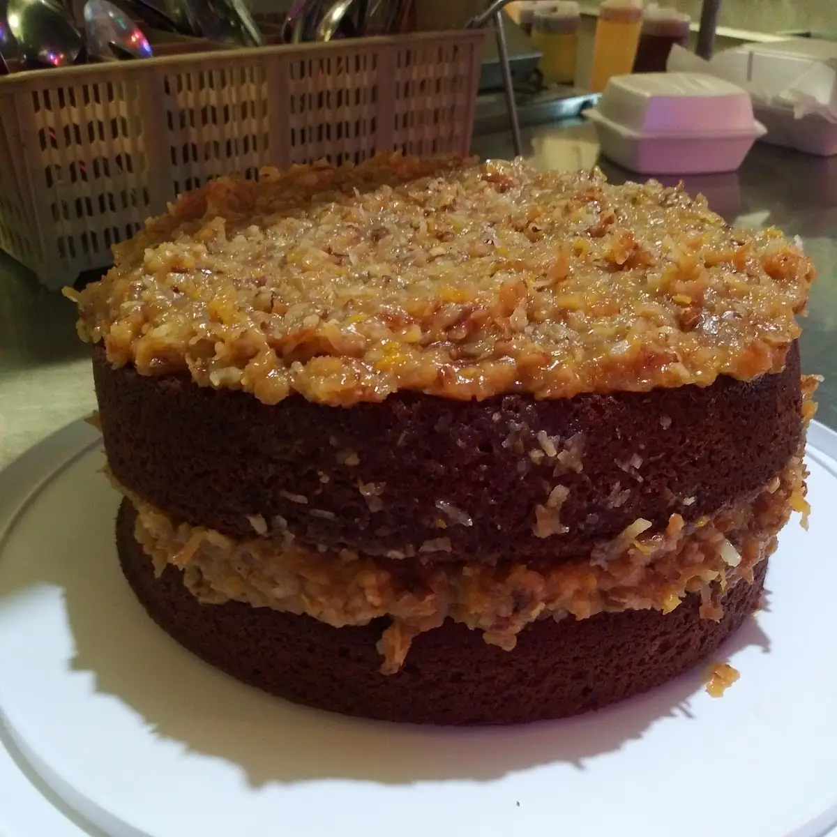 Homemade German Chocolate Cake