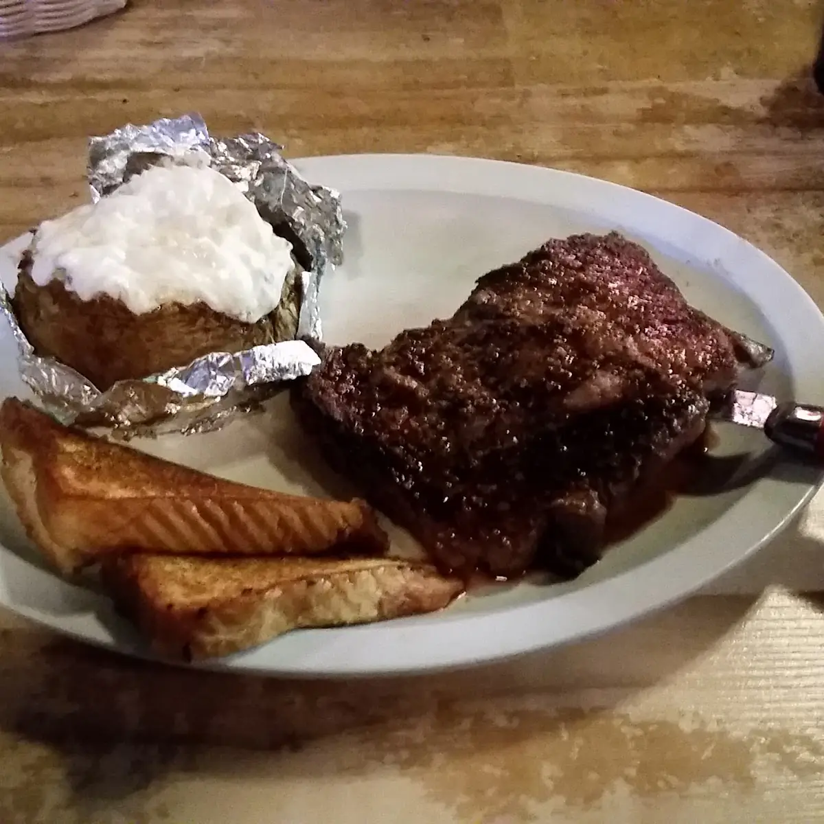 Ribeye & Loaded Baked Potato