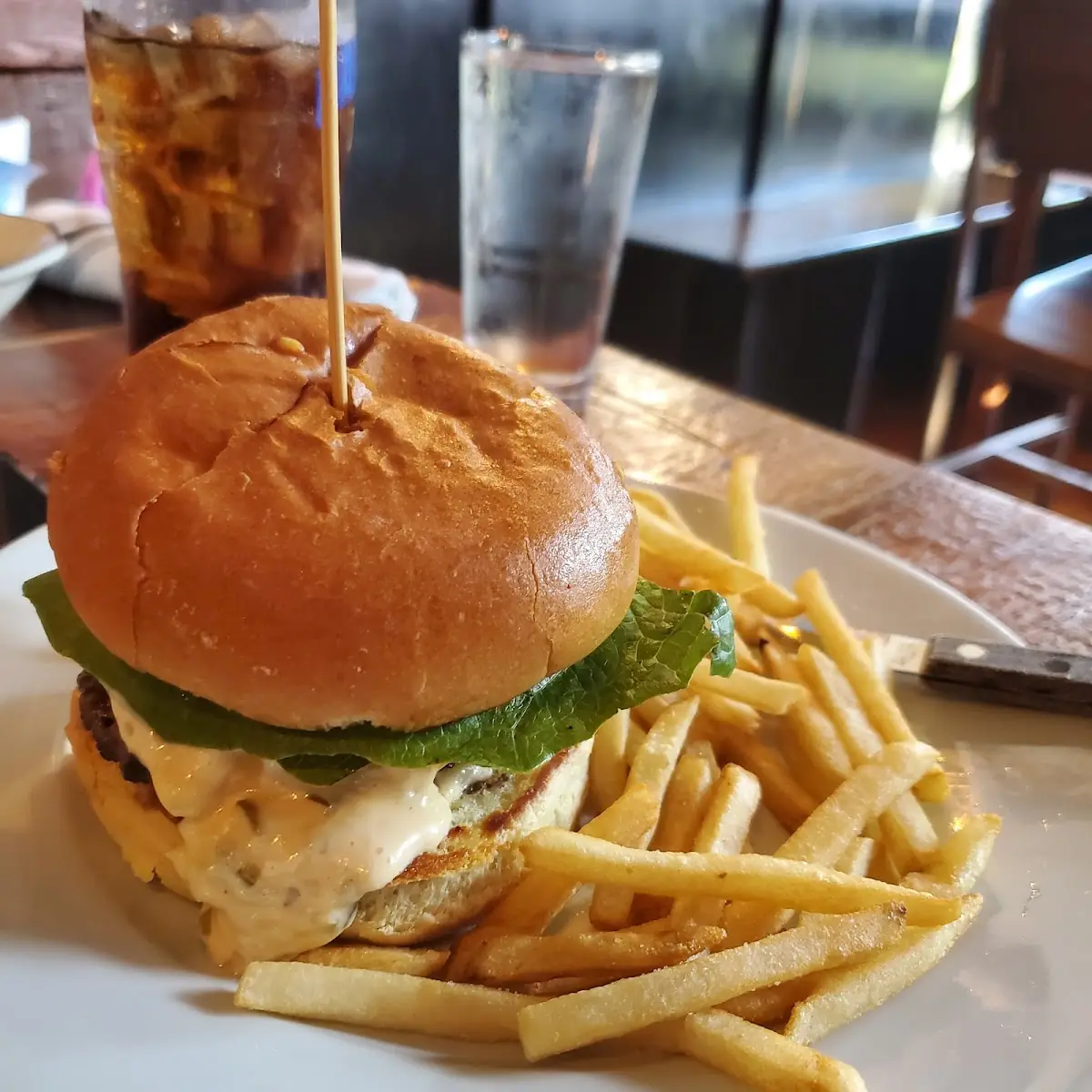 Burger and Fries