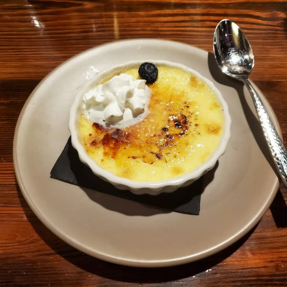 Dark Chocolate or Vanilla Bean Crème Brûlée