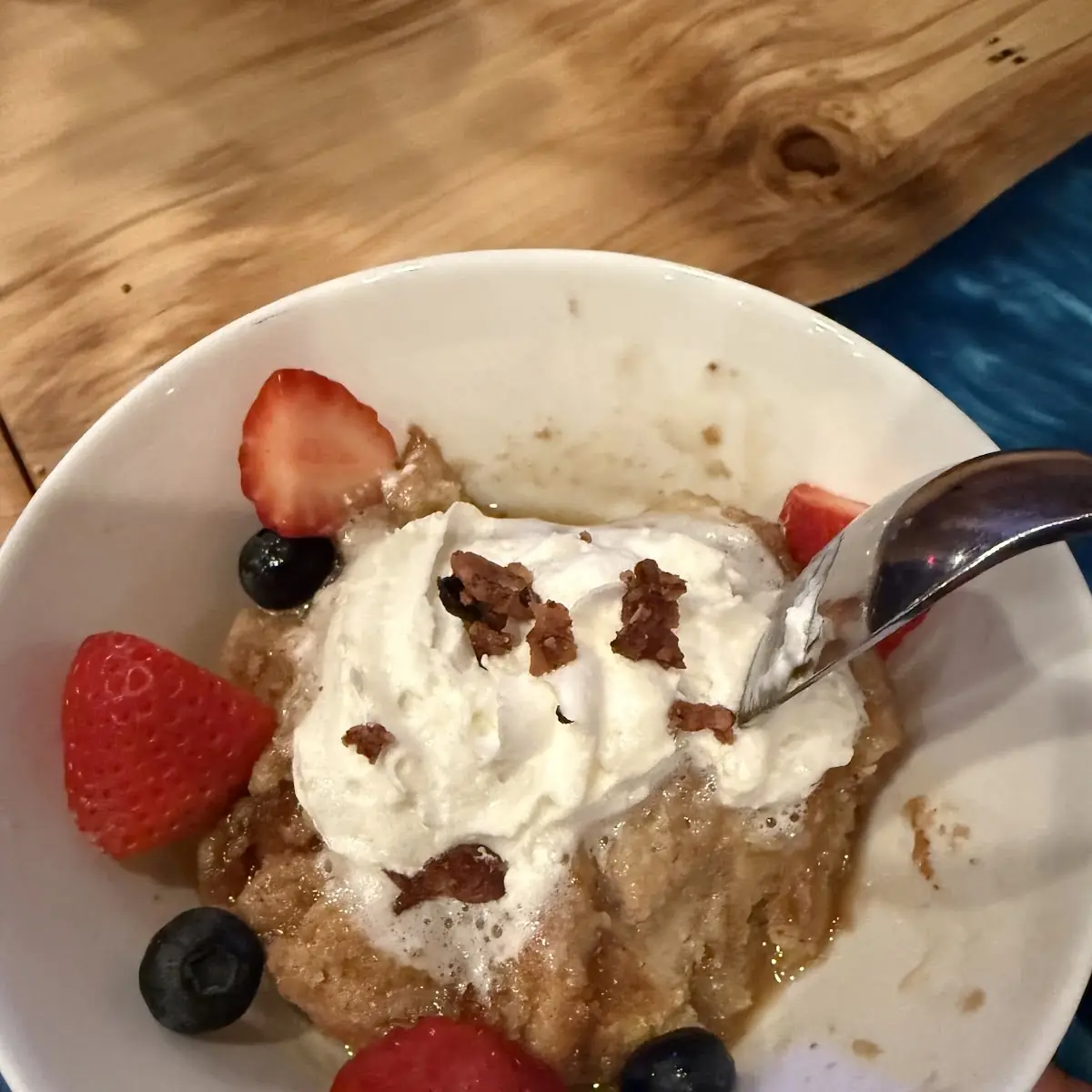 Bourbon Glazed Bread Pudding